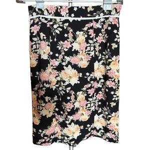Downeast floral pencil skirt size medium